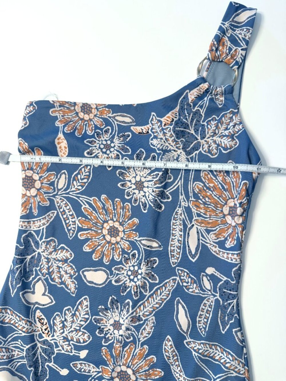 Cleobella Maya One Piece Swimsuit Magnolia Floral One Shoulder XS NWT - Picture 10 of 12